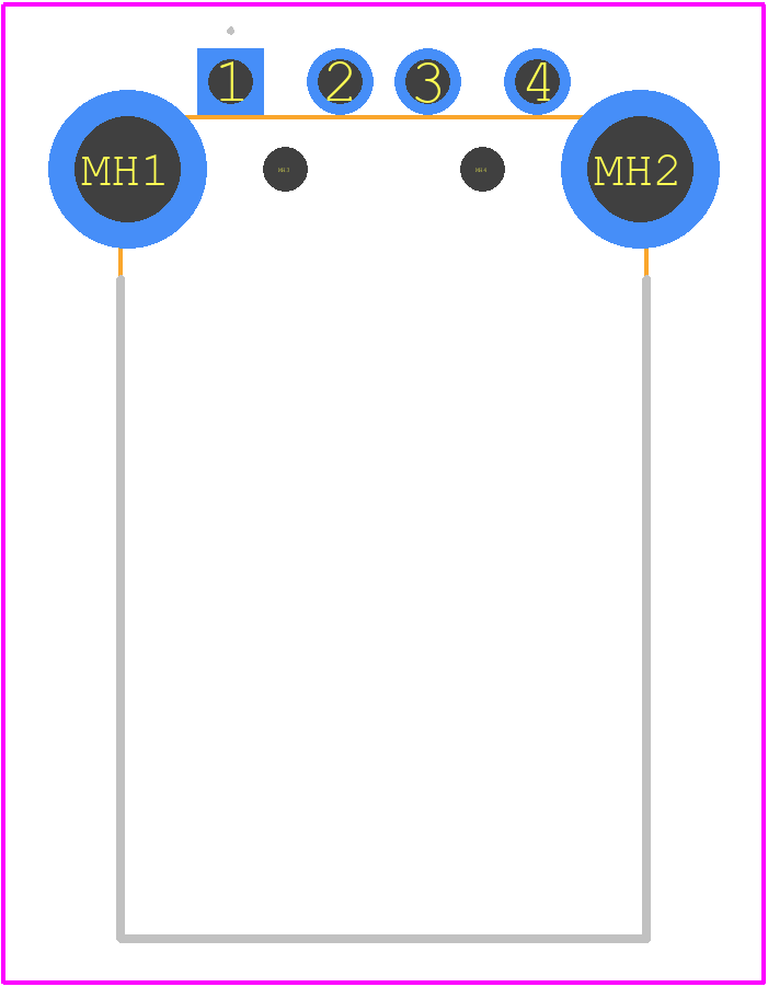 UP2-AH-4-TH - Same Sky PCB footprint - Other - Other - UP2-AH-4-TH-1