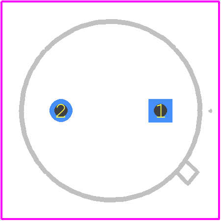 BPW20RF - Vishay PCB footprint - Other - Other - 9.1mm x 3.3mm