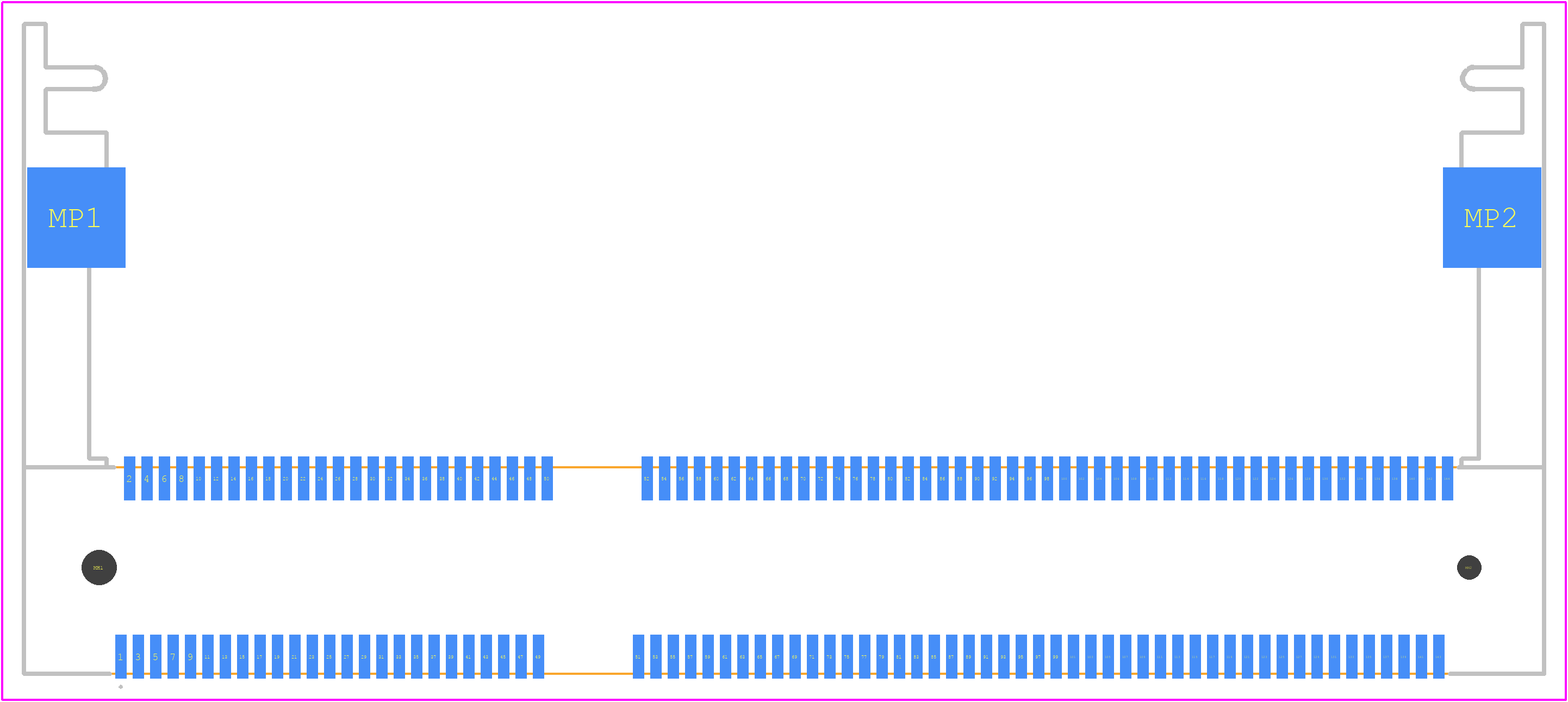 390111-1 - TE Connectivity PCB footprint - Other - Other - 390111-1-1