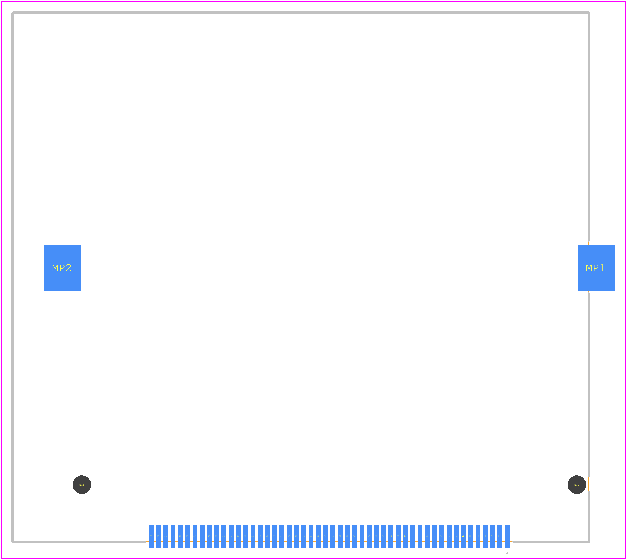 MI21-50PD-SF-EJR(71) - Hirose PCB footprint - Other - Other - MI21-50PD-SF-EJR(71)-1