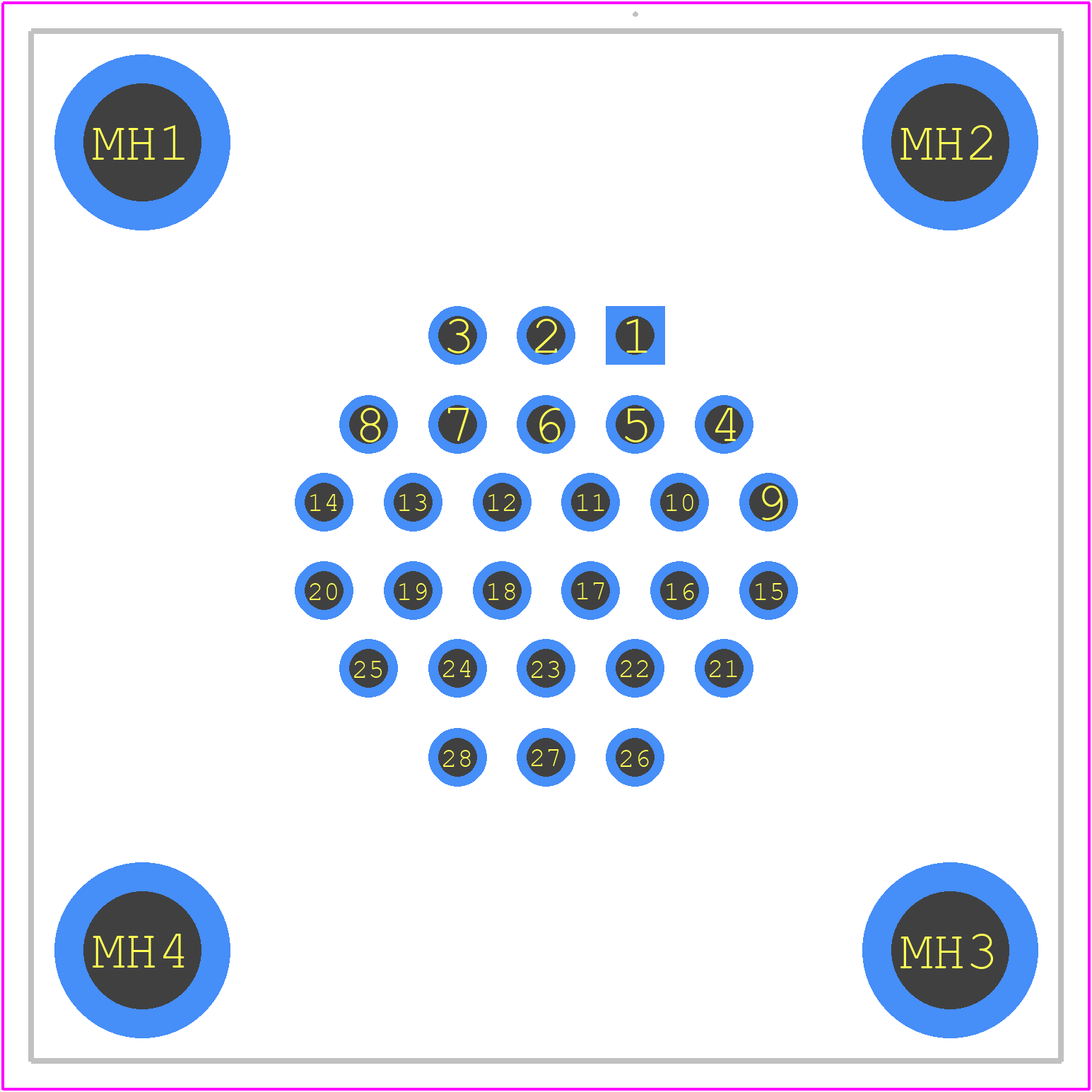 1-207216-6 - TE Connectivity PCB footprint - Other - Other - 1-207216-6-1