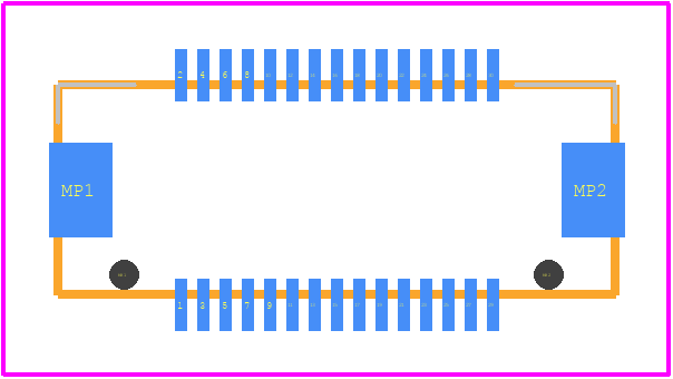 DF17(2.0)-30DP-0.5V(57) - Hirose PCB footprint - Other - Other - DF17(2.0)-30DP-0.5V(57)-1