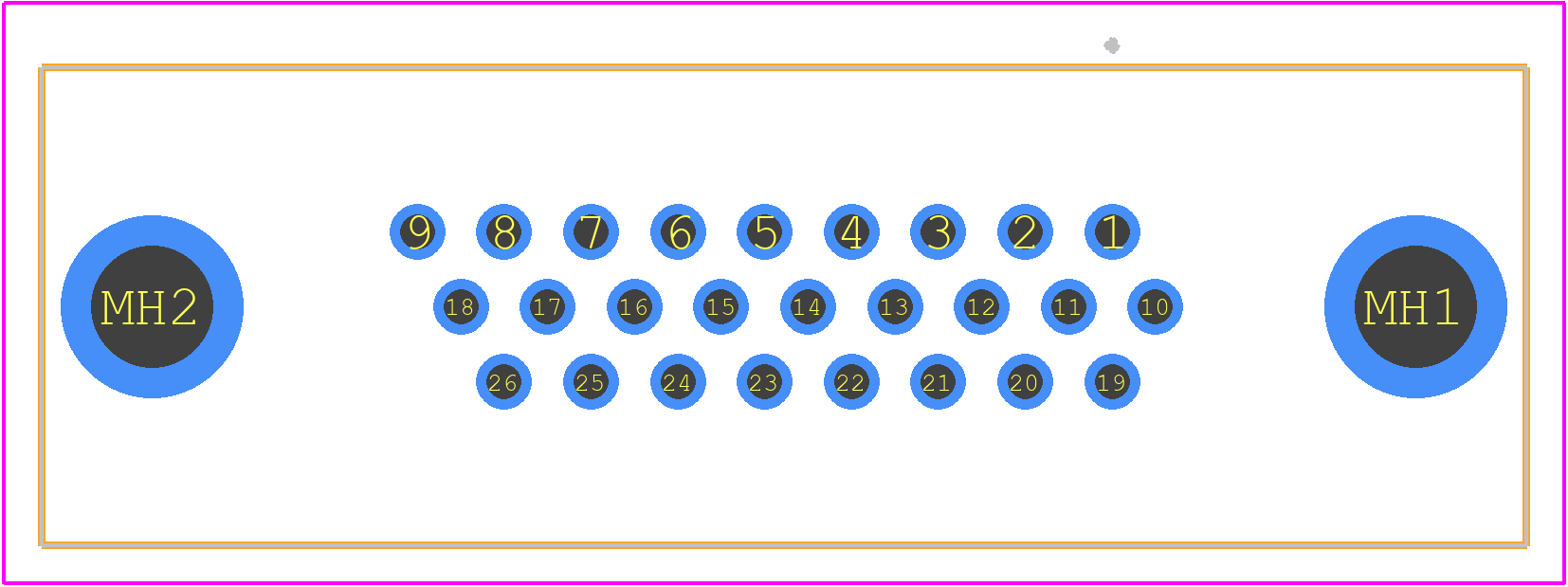 180-026-213R911 - NorComp PCB footprint - Other - Other - 180-026-213R911