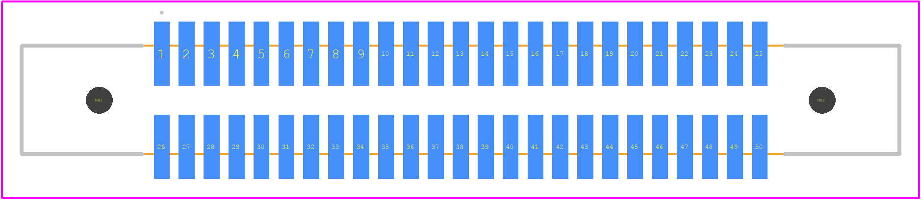 146839-3 - TE Connectivity PCB footprint - Other - Other - 146839-3-2