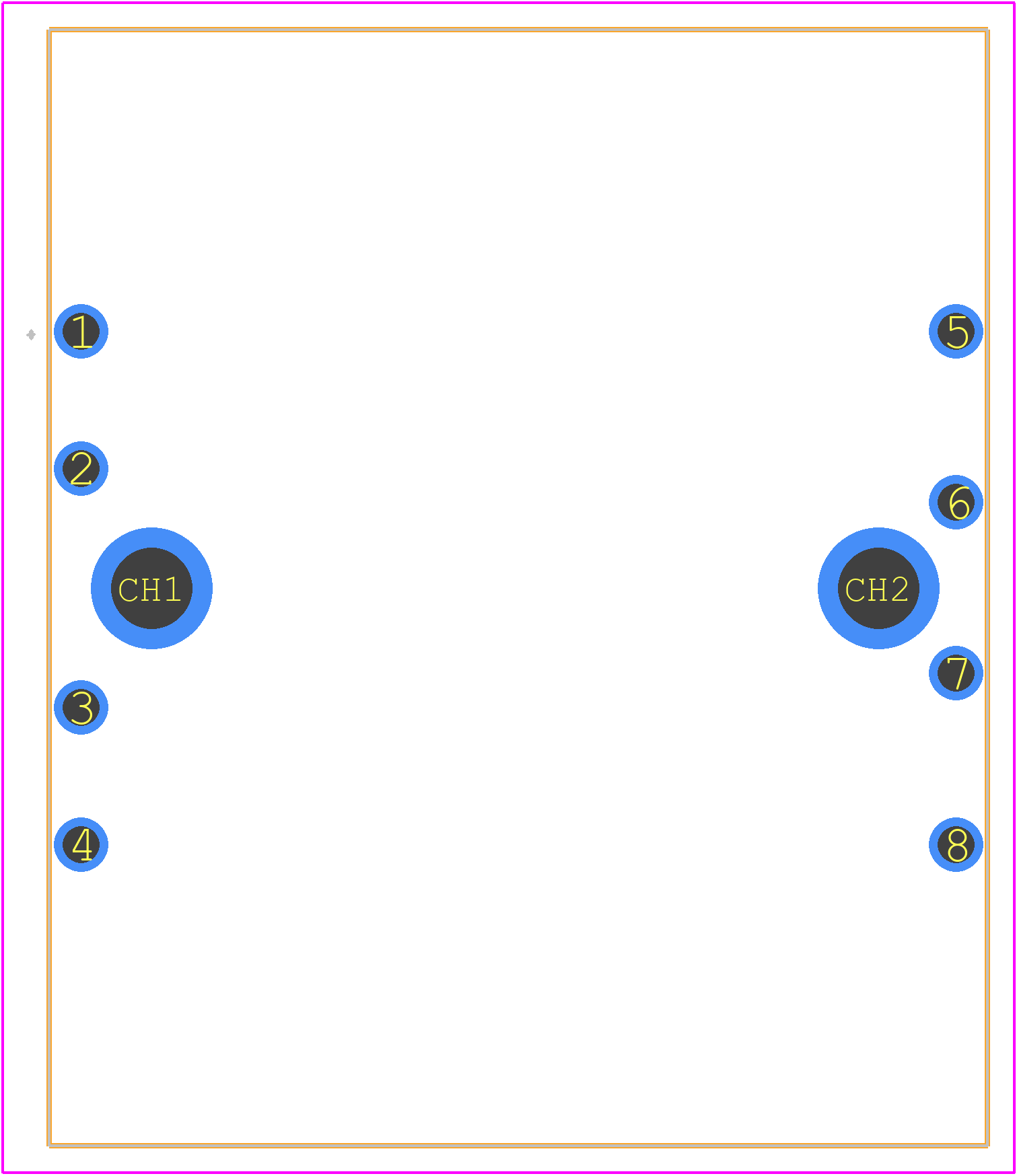 3FD-416 - Tamura PCB footprint - Other - Other - 3FD-416-2