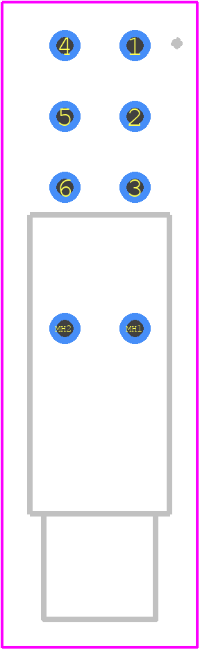 GW12LJVCF - NKK Switches PCB footprint - Other - Other - GW12LJVCF-1
