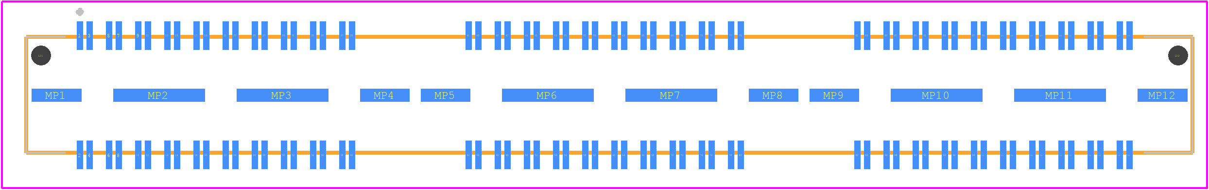 QTH-060-01-F-D-DP-A - SAMTEC PCB footprint - Other - Other - QTH-060-01-F-D-DP-A