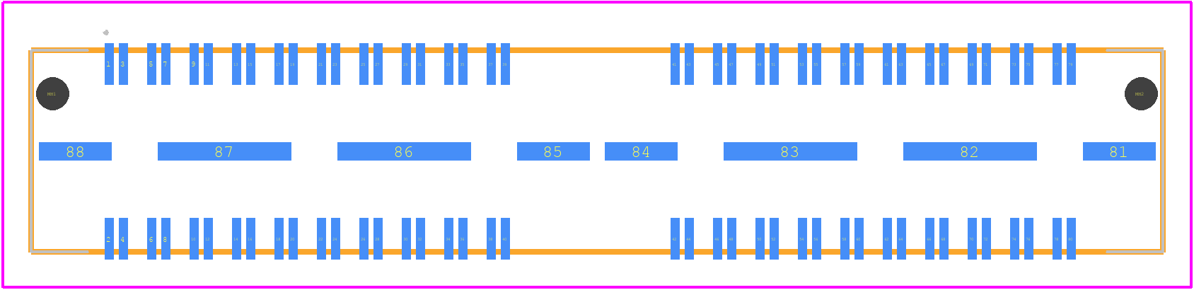 QTH-040-02-L-D-DP-A - SAMTEC PCB footprint - Other - Other - QTH-040-05-F-D-DP-A-3