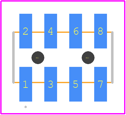 0877590850 - Molex PCB footprint - Other - Other - 0877590850-3