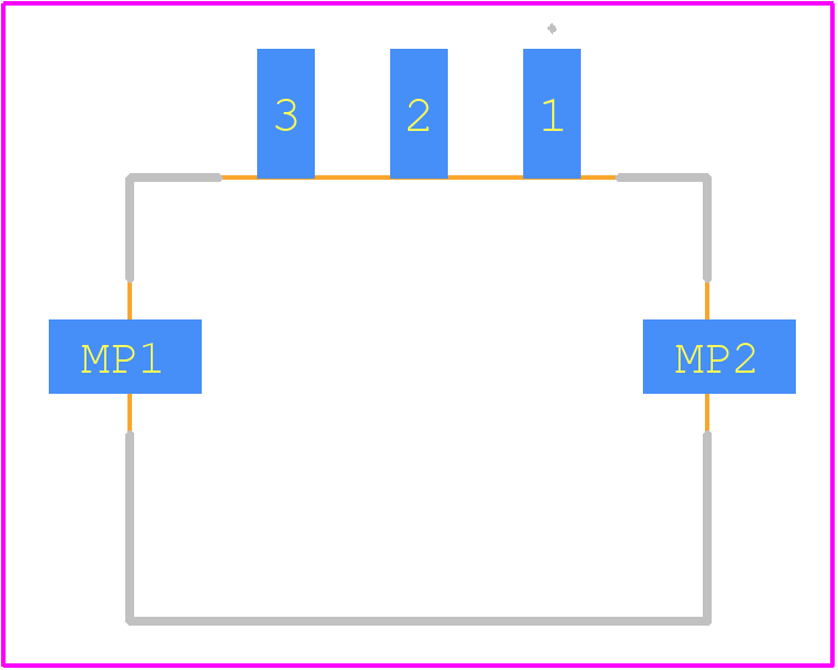 2029030-3 - TE Connectivity PCB footprint - Other - Other - 2029030-3-2