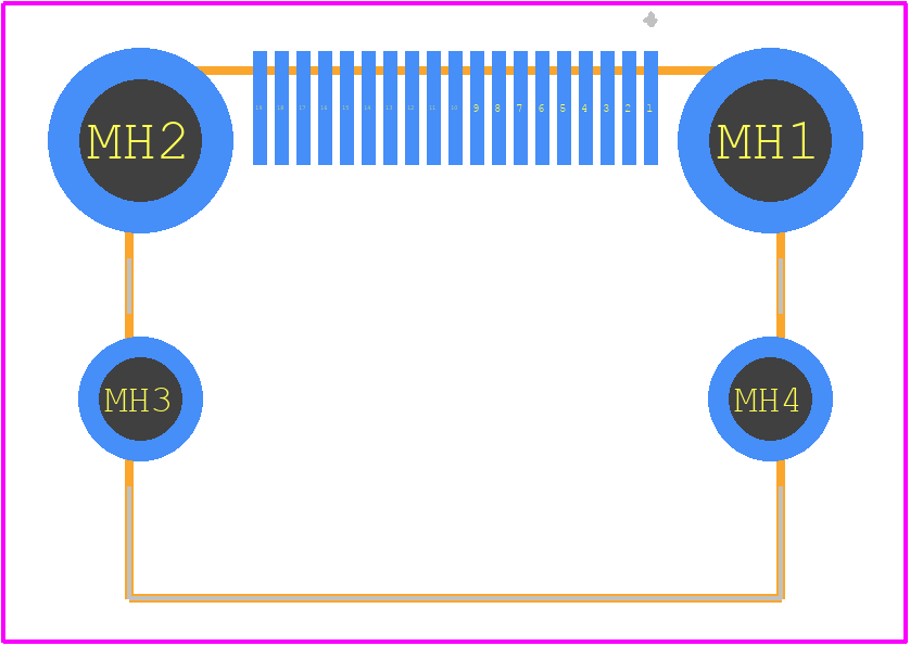 0471511071 - Molex PCB footprint - Other - Other - 0471511071-4
