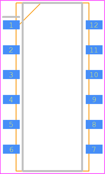 SDA06H0SBD - LITTELFUSE PCB footprint - Small Outline Packages - Small Outline Packages - SDA