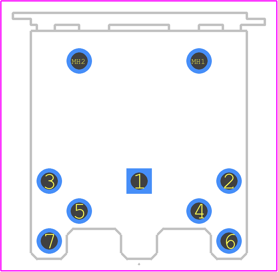 PSG03465 - PRO SIGNAL PCB footprint - Other - Other - PSG03465-1