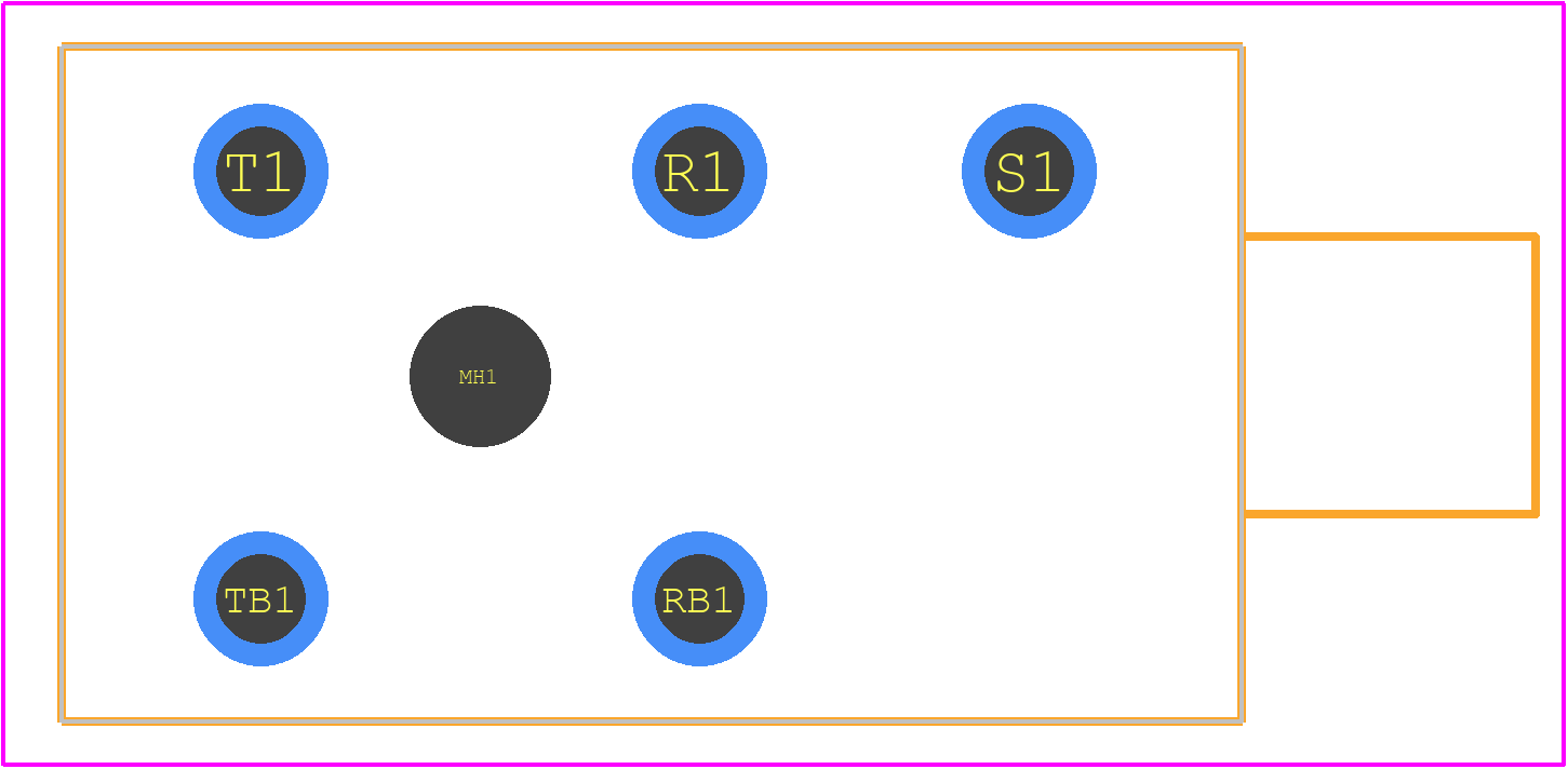 RA49B12A - Switchcraft PCB footprint - Other - Other - RA49B12A-2