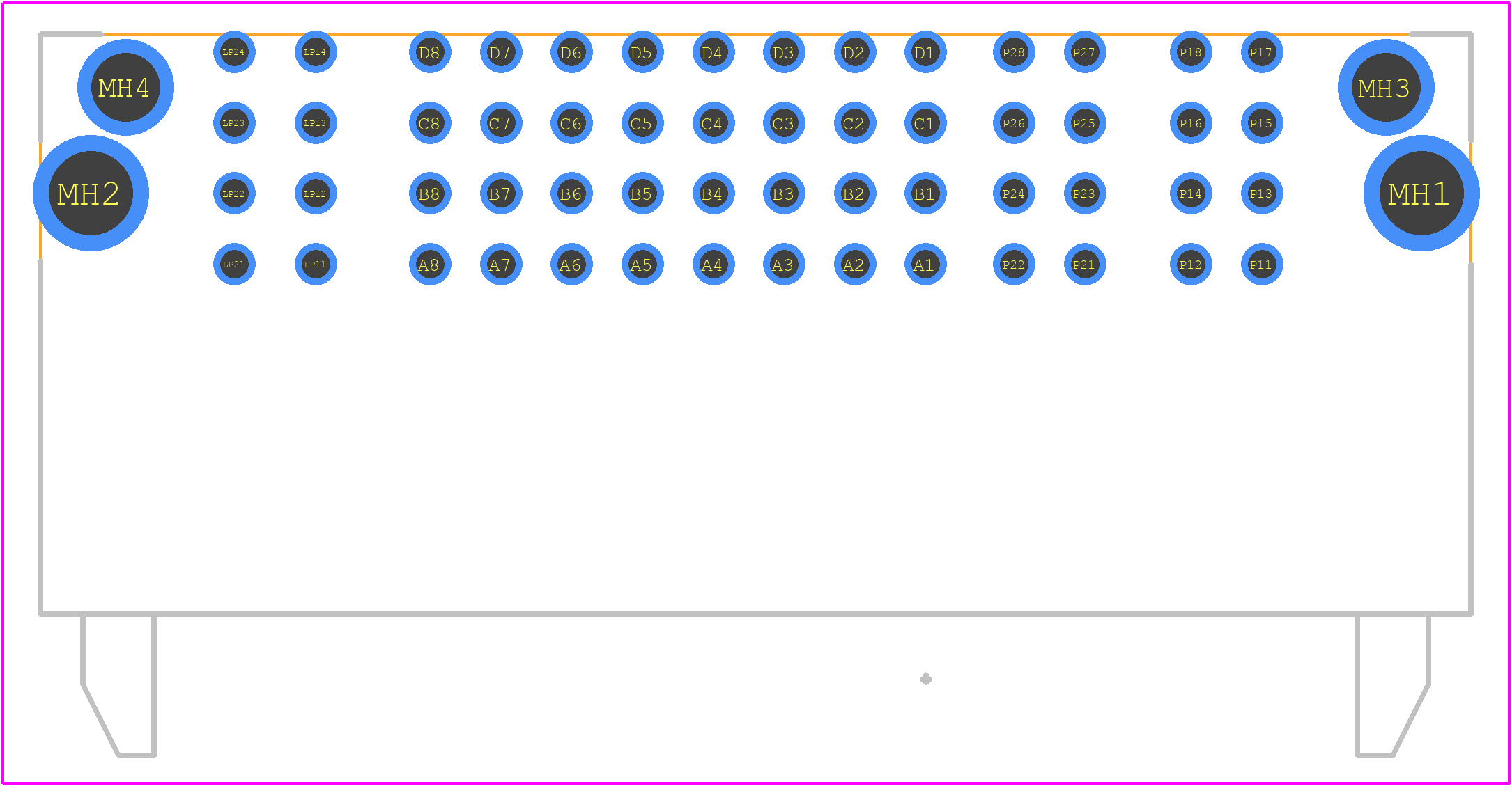 6450870-1 - TE Connectivity PCB footprint - Other - Other - 6450870-1-2