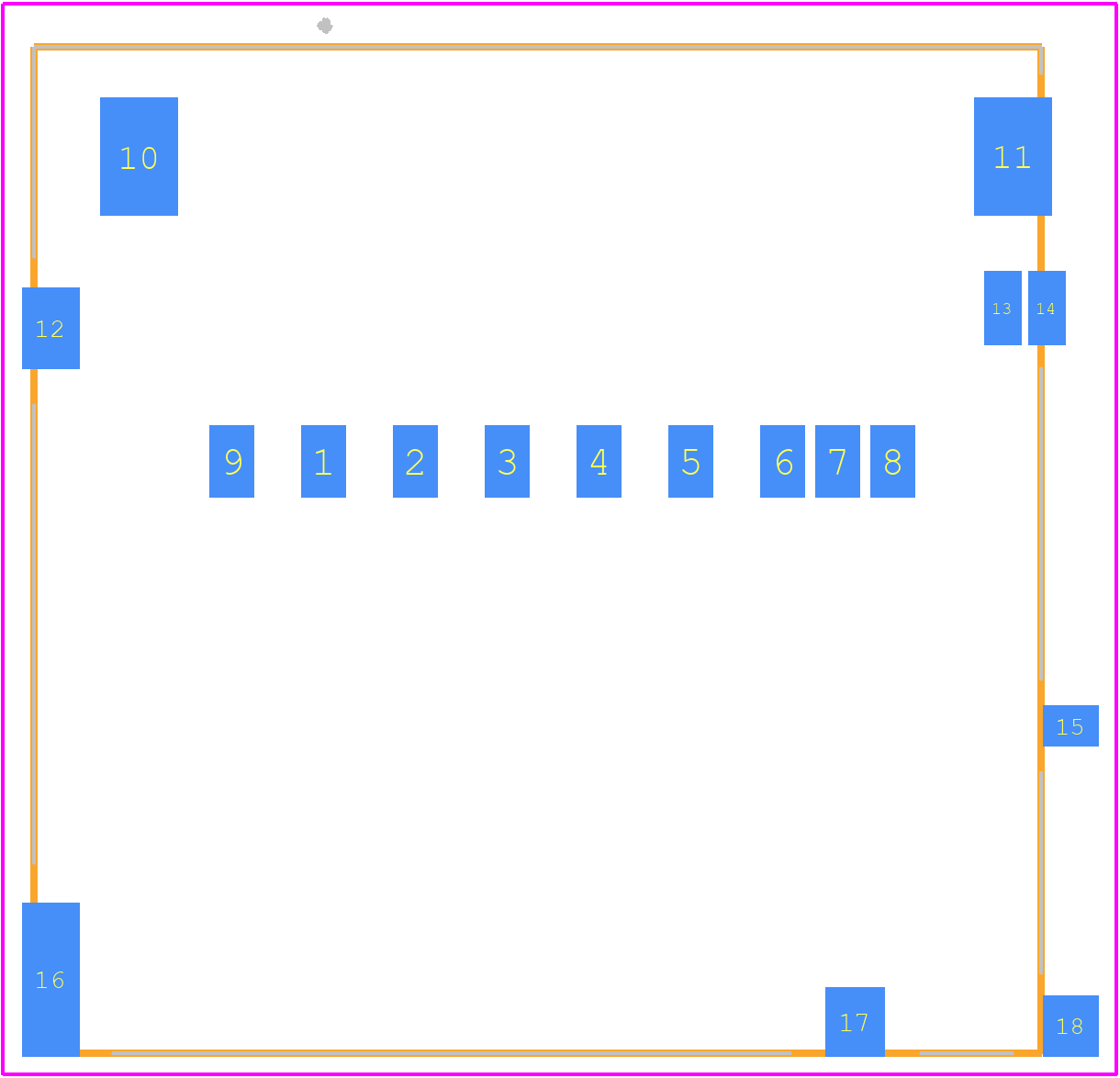 5035000991 - Molex PCB footprint - Other - Other - 5035000991-1