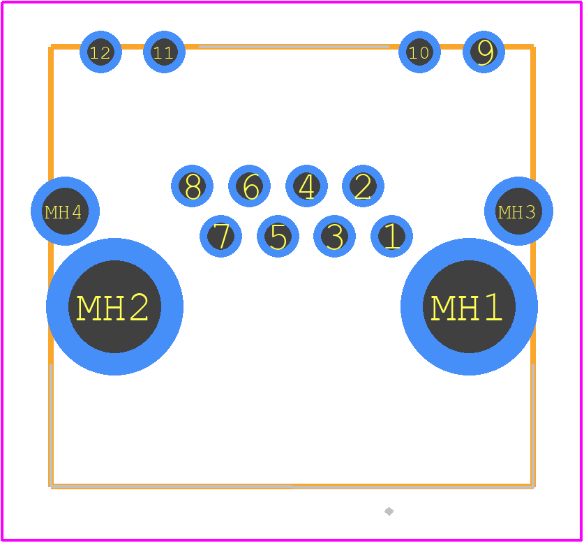1-406507-4 - TE Connectivity PCB footprint - Other - Other - 1-406507-4-2