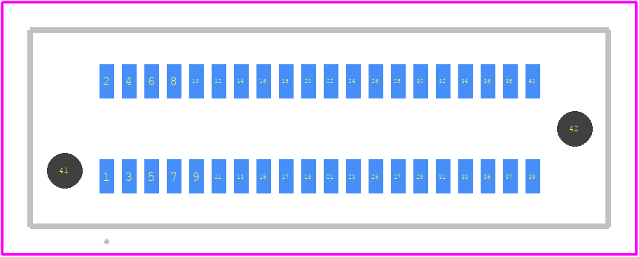 HSEC8-120-01-L-DV-A-K - SAMTEC PCB footprint - Other - Other - HSEC8-120-01-L-DV-A-K-1