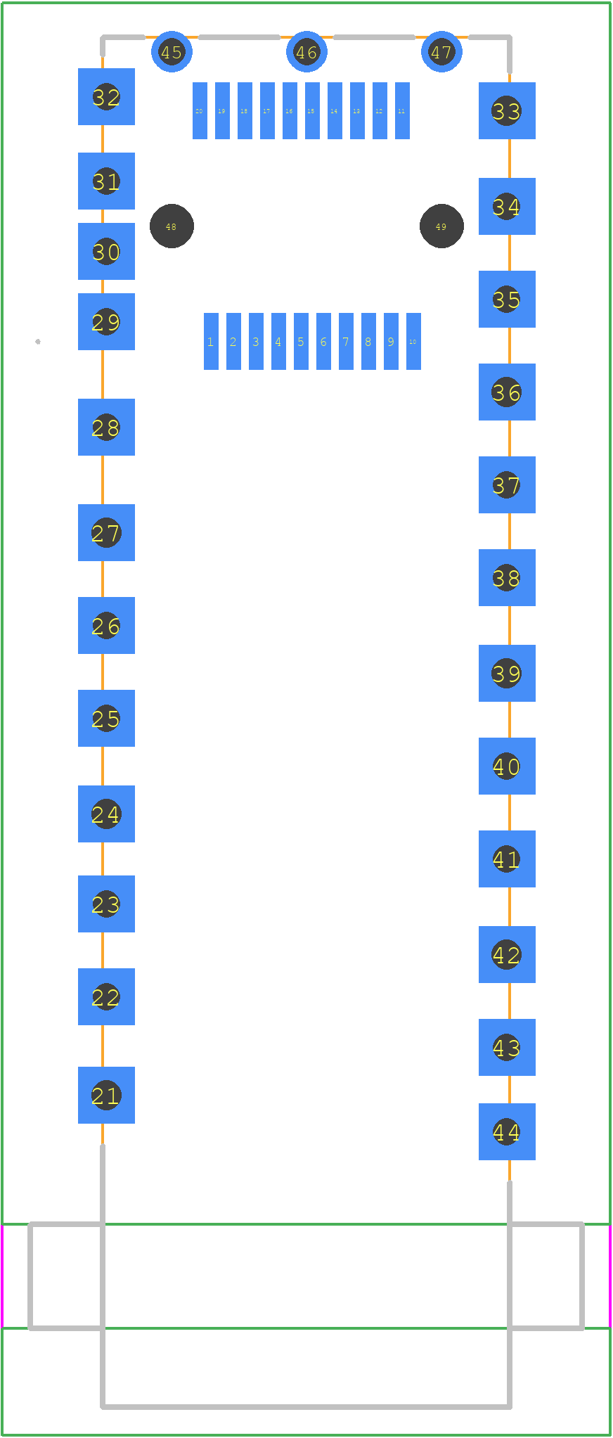 2057086-2 - TE Connectivity PCB footprint - Other - Other - 2057086-2-2