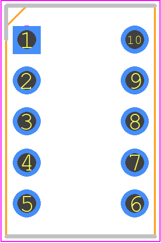 LAP-301MB - ROHM Semiconductor PCB footprint - Dual-In-Line Sockets - Dual-In-Line Sockets - LAP-301MB