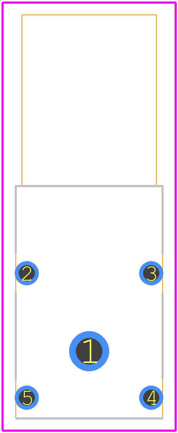 23.3200-22 - STAUBLI PCB footprint - Other - Other - 23.3200-22-1