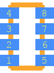 CAY16-331J4LF - Bourns PCB footprint - Other - Other - CAY-16-f4
