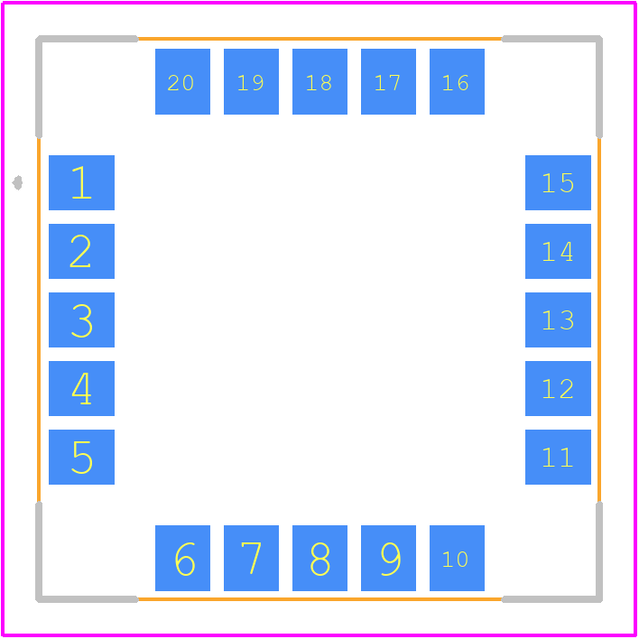 SAM-M8Q-0 - u-blox PCB footprint - Other - Other - SAM-M8Q-0-2