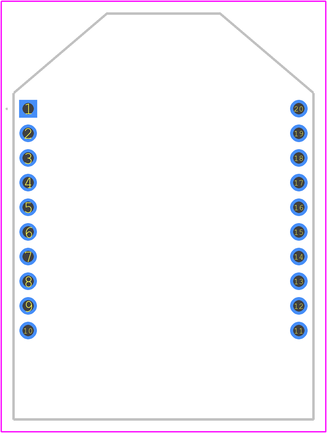 XBP9B-DMUTB002 - Digi International PCB footprint - Other - Other - 24.38 x 32.94 x 3.68mm