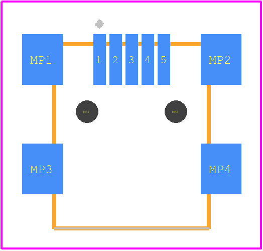 MUSB-05-F-AB-SM-A-K-TR - SAMTEC PCB footprint - Other - Other - MUSB-05-F-AB-SM-A-K-TR-3