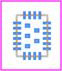 MP4470GL-P - Monolithic Power Systems (MPS) PCB footprint - Other - Other - QFN20 (3mm×4mm)_1