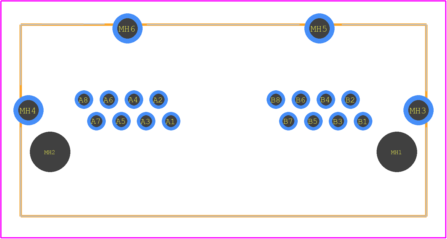 6116522-1 - TE Connectivity PCB footprint - Other - Other - 6116522-1-3