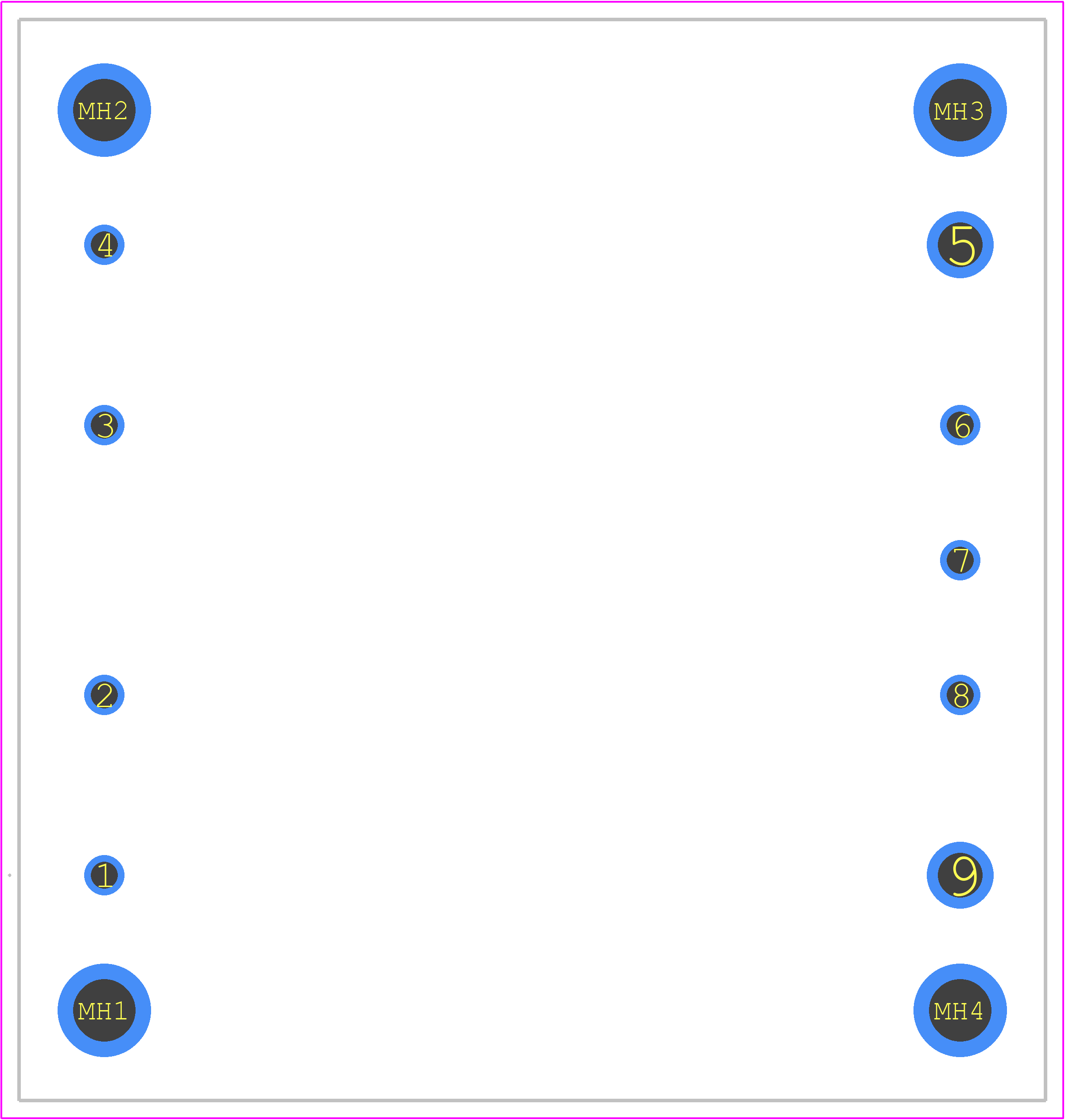 CBS1002412 - Cosel PCB footprint - Other - Other - CBS1002412-2