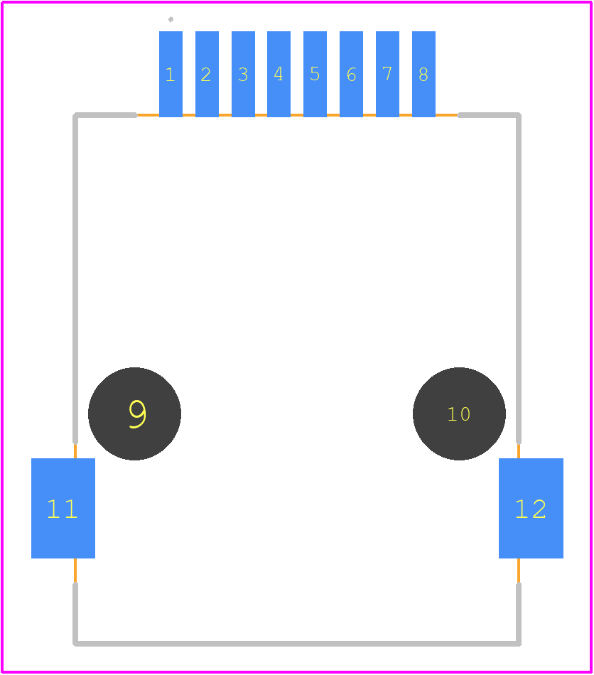 AJS58BA811-002 - Metz Connect PCB footprint - Other - Other - AJS58BA811-002-2