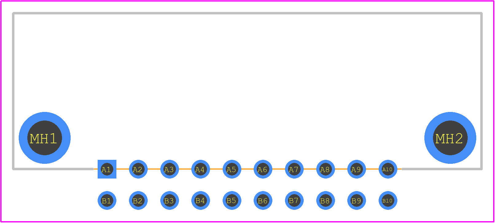 09752206801 - HARTING PCB footprint - Other - Other - 09752206801-1