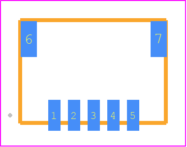 T1M-05-F-SH-L - SAMTEC PCB footprint - Other - Other - T1M-05-F-SH-L