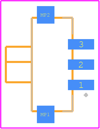 SS312SAH4 - NKK Switches PCB footprint - Other - Other - SS312SAH4-3