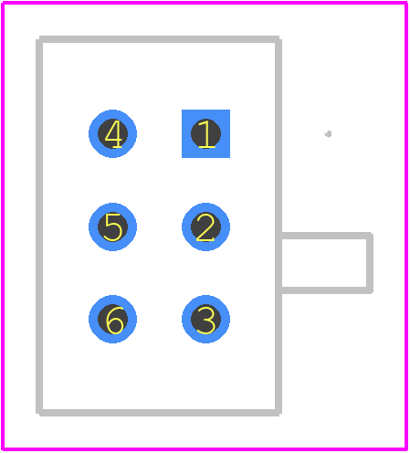 SS22SDH2 - NKK Switches PCB footprint - Other - Other - SS22SDH2-1