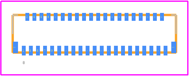 FH26-41S-0.3SHW(05) - Hirose PCB footprint - Other - Other - FH26-41S-0.3SHW(05)-1