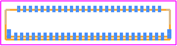 FH26W-51S-0.3SHW(05) - Hirose PCB footprint - Other - Other - FH26W-51S-0.3SHW(05)-2