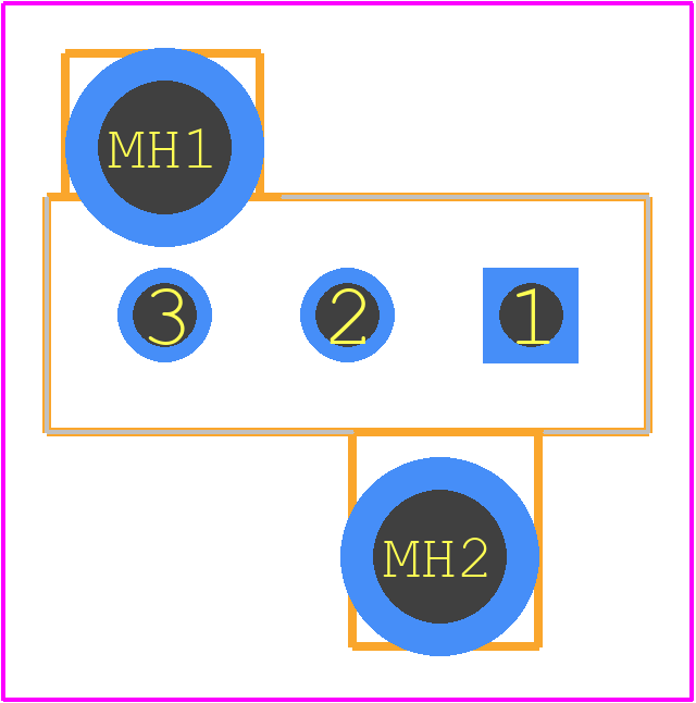 39-30-5038 - Molex PCB footprint - Other - Other - 39-30-5038-1