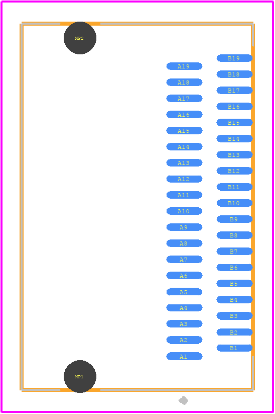 0755860011 - Molex PCB footprint - Other - Other - 0755860011-1