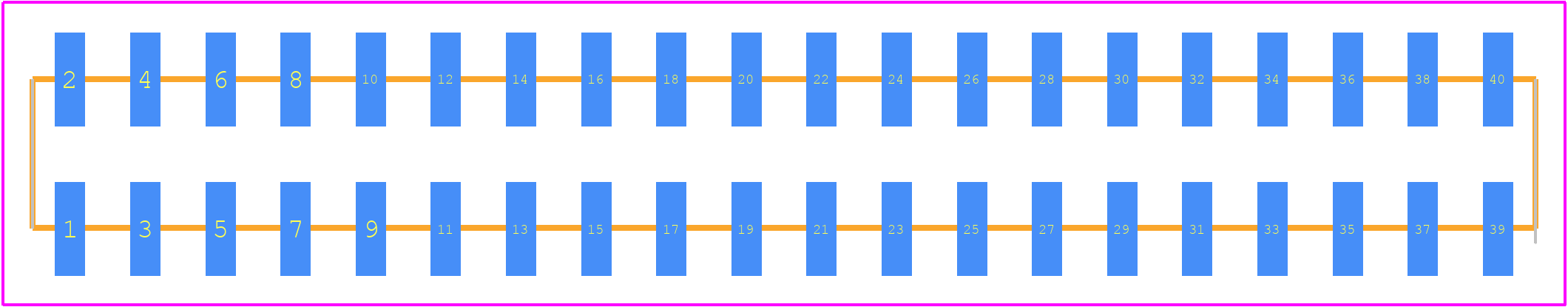 M20-8762042 - Harwin PCB footprint - Other - Other - M20-8762042-1