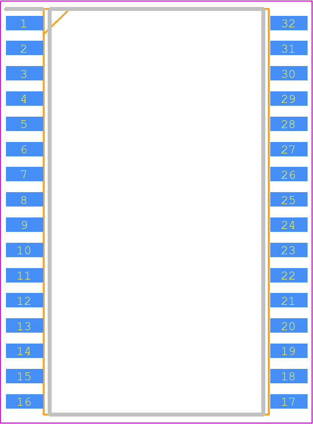 CY62138FLL-45SXI - Infineon PCB footprint - Small Outline Packages - Small Outline Packages - CY62128ELL-45SXI