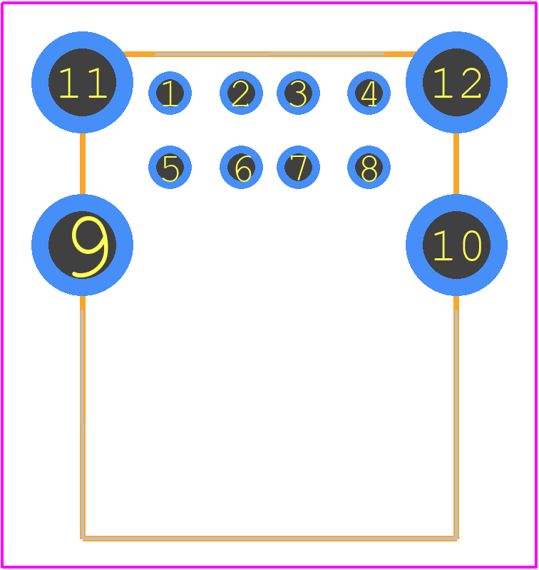 896-43-008-90-000000 - Mill-Max PCB footprint - Other - Other - 896-43-008-90-000000-1