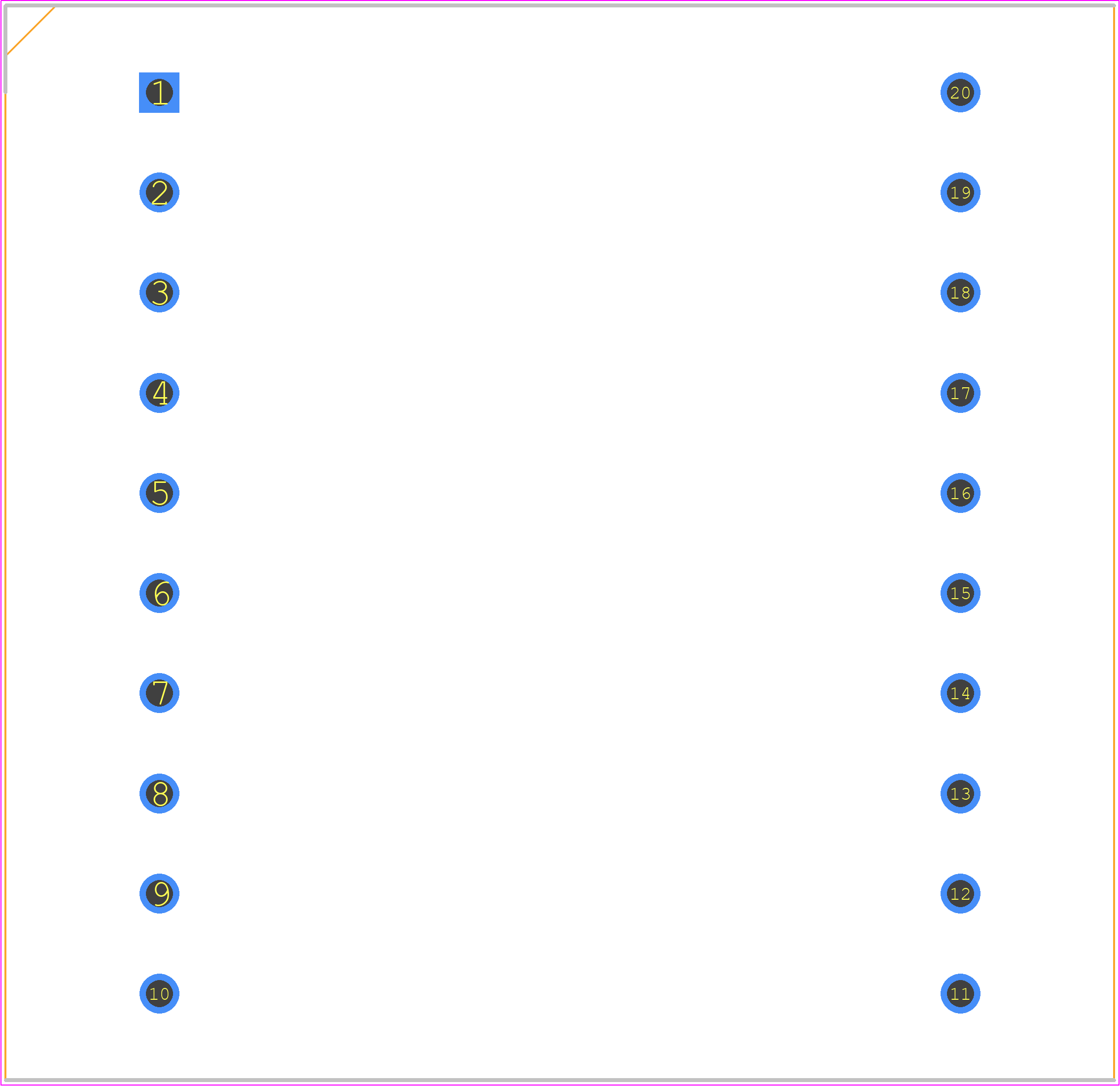 B66368B1020T001 - TDK PCB footprint - Dual-In-Line Sockets - Dual-In-Line Sockets - B66368B1020T001