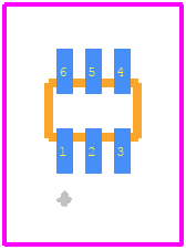 QCS-332+ - Mini-Circuits PCB footprint - Other - Other - QCS-332+-2