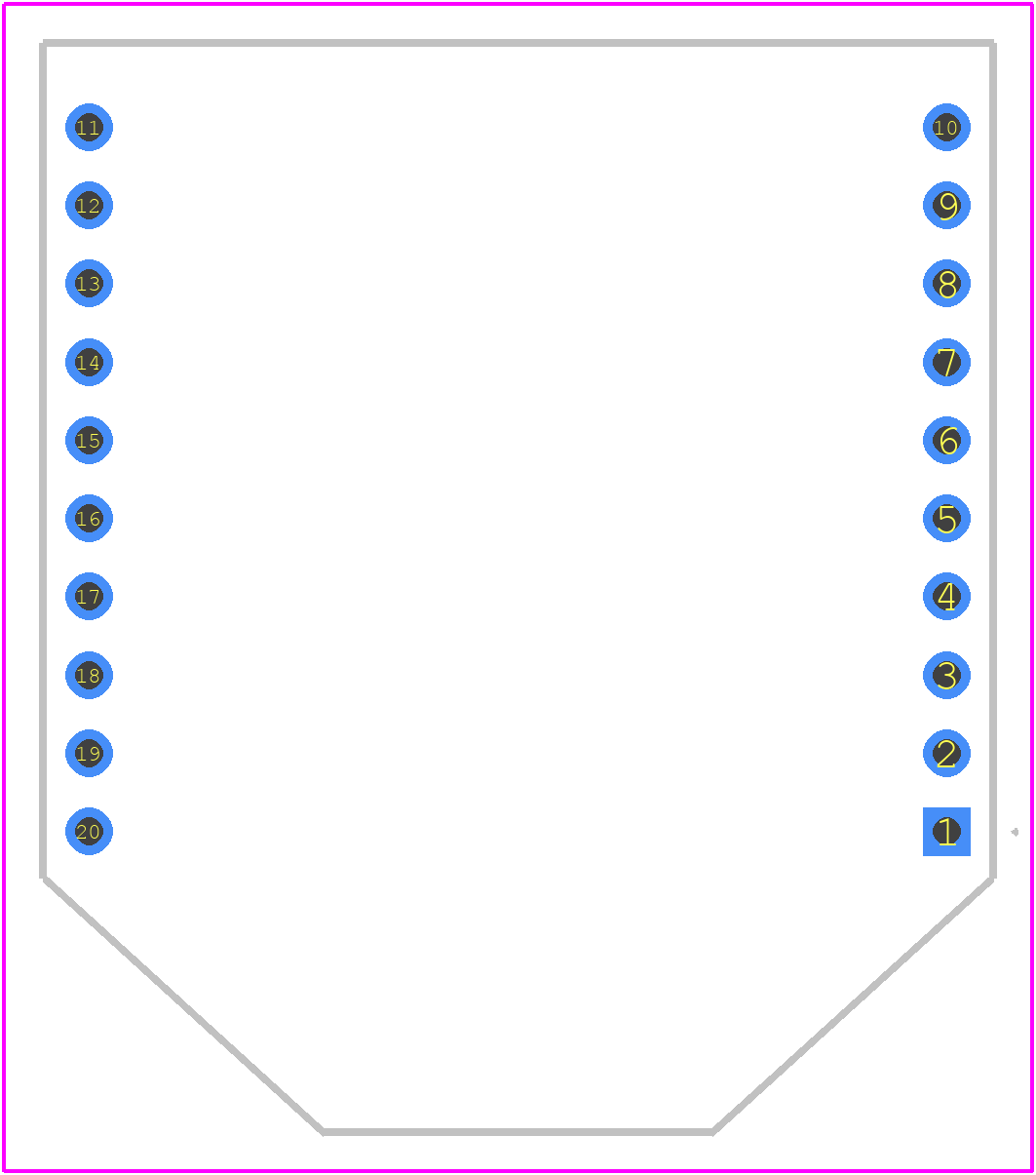 XB24CAWIT-001 - DIGI PCB footprint - Other - Other - XB24CAWIT-001-4