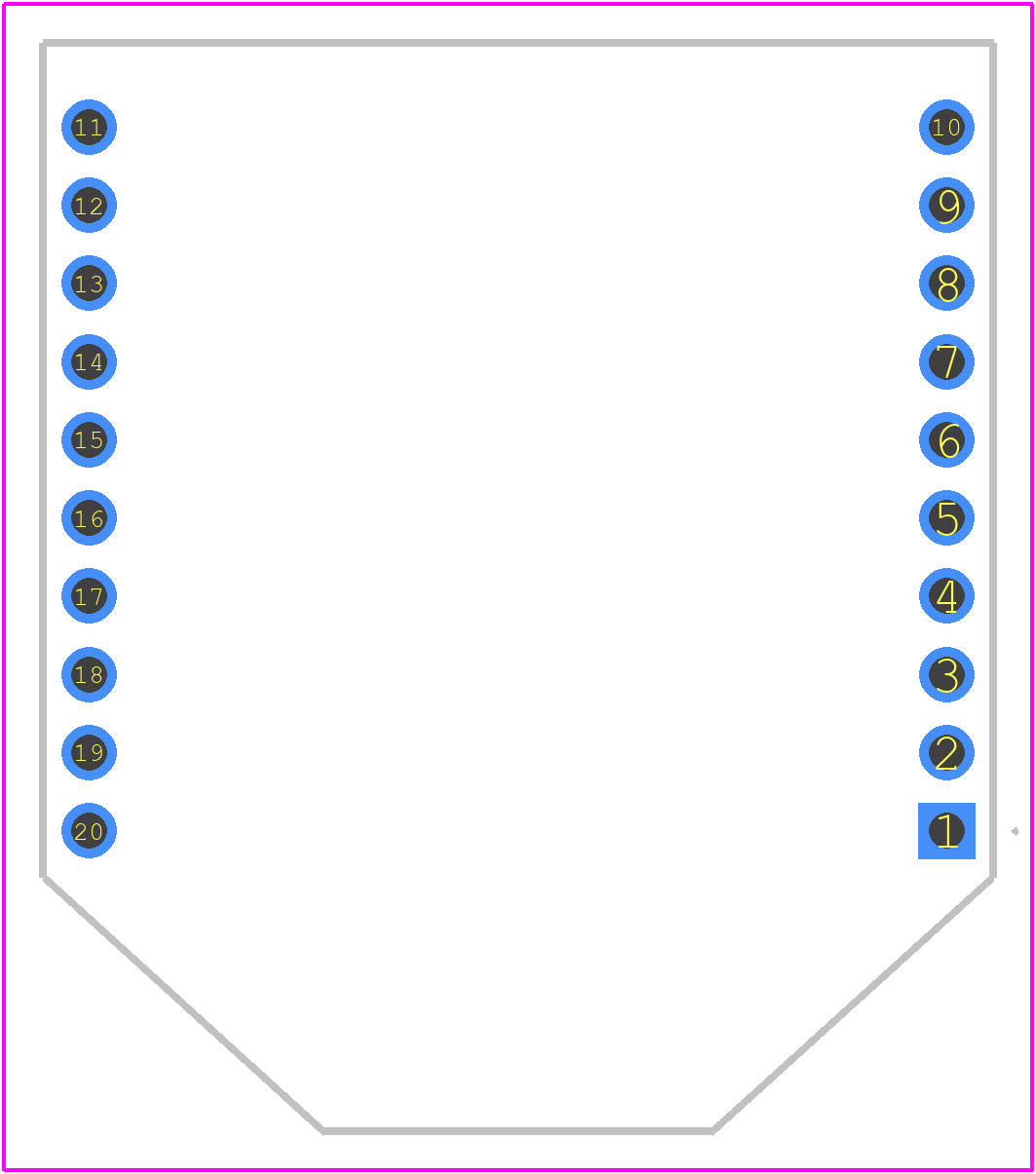 XB24CAPIT-001 - DIGI PCB footprint - Other - Other - XB24CAPIT-001-3