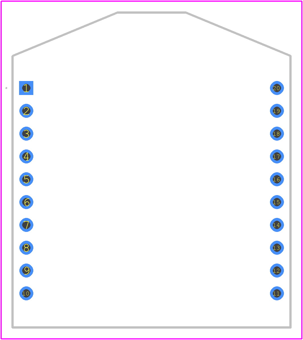 XB24CASIT-001 - DIGI PCB footprint - Other - Other - XB24CASIT-001-3