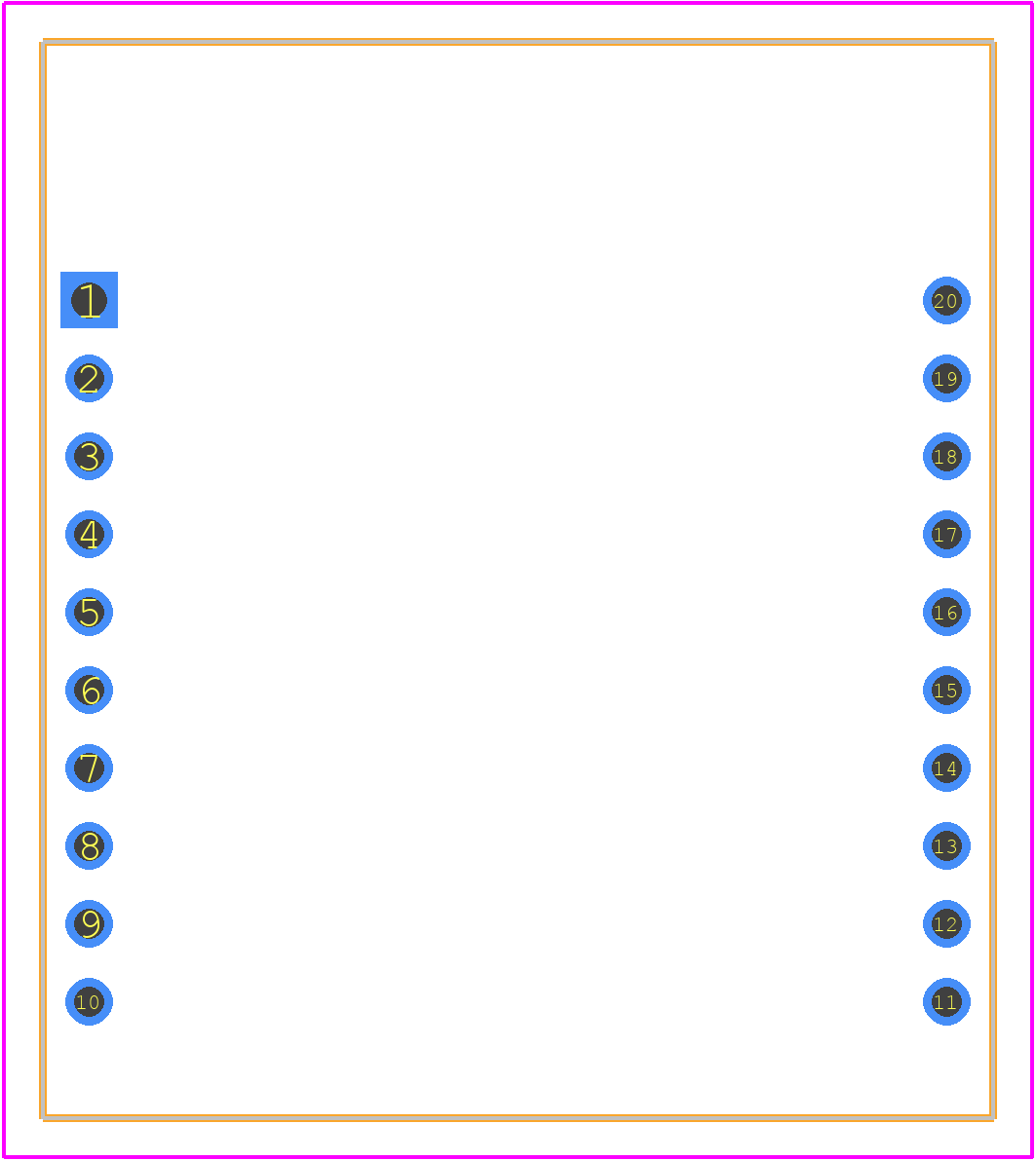 XB24CAUIT-001 - DIGI PCB footprint - Other - Other - XB24CAUIT-001-2